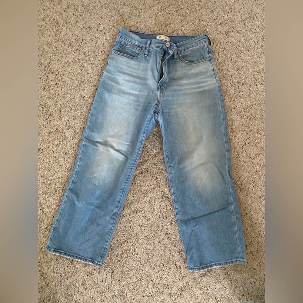 Madewell Wide-leg Crop Jeans - Size 30